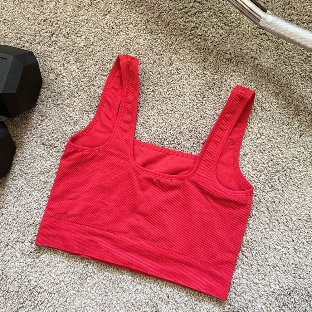 Red Bra Tank Top - Picture 2 of 3